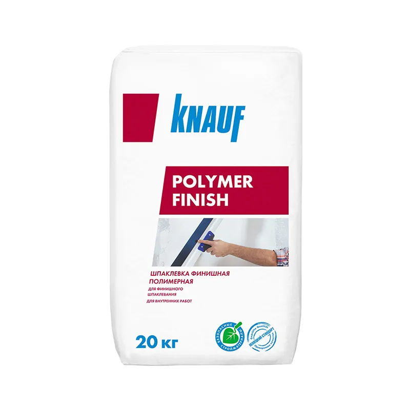 Шпаклевка полимерная Knauf Polymer Finish финишная, 20 кг