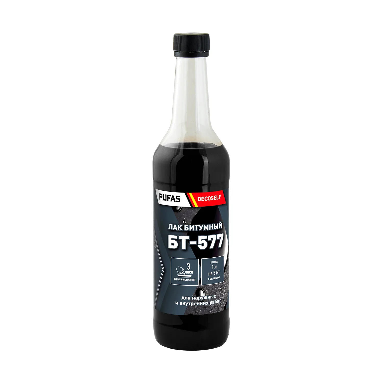 Лак битумный БТ-577 Pufas Decoself (0,5 л)