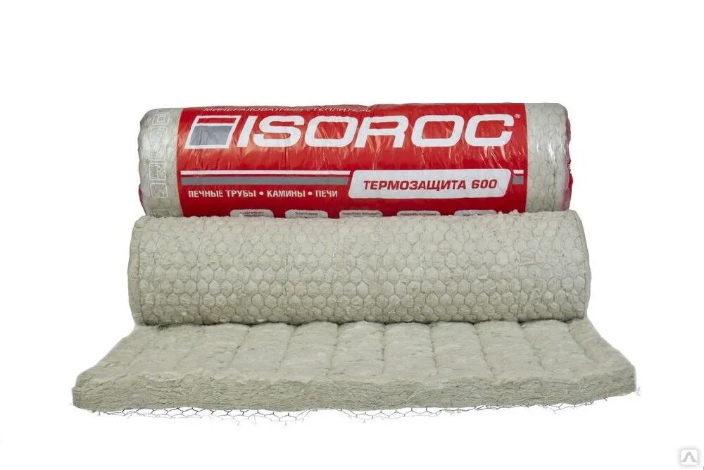 Утеплитель Isoroc Термозащита 600 (50*1000*2000)2м2=0,1м3=1шт