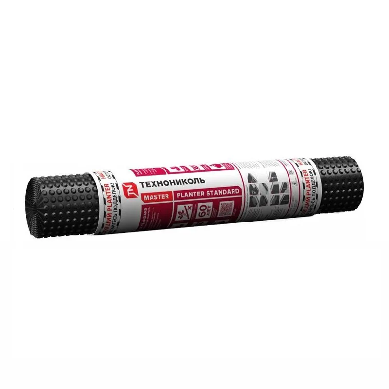 Мембрана профилированная Технониколь Planter Standard, 2х20 м, 40 м²