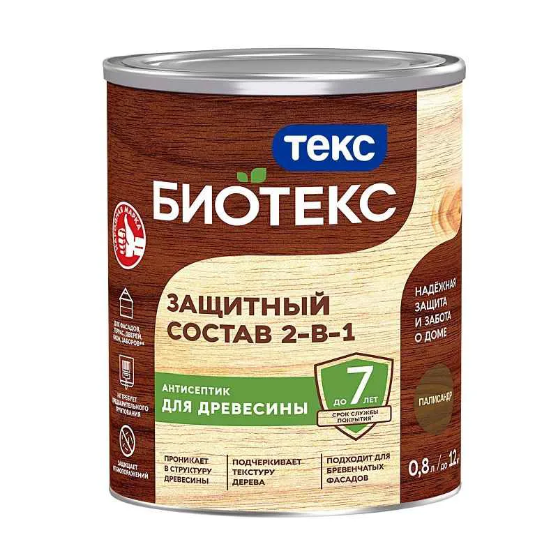 Антисептик Текс Bioteks состав 2в1 палисандр (0,8 л)