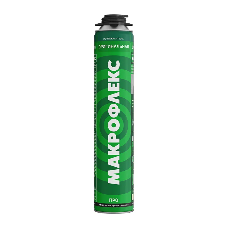 Пена монтажная Makroflex Оригинальная Про, летняя (0,75 л)