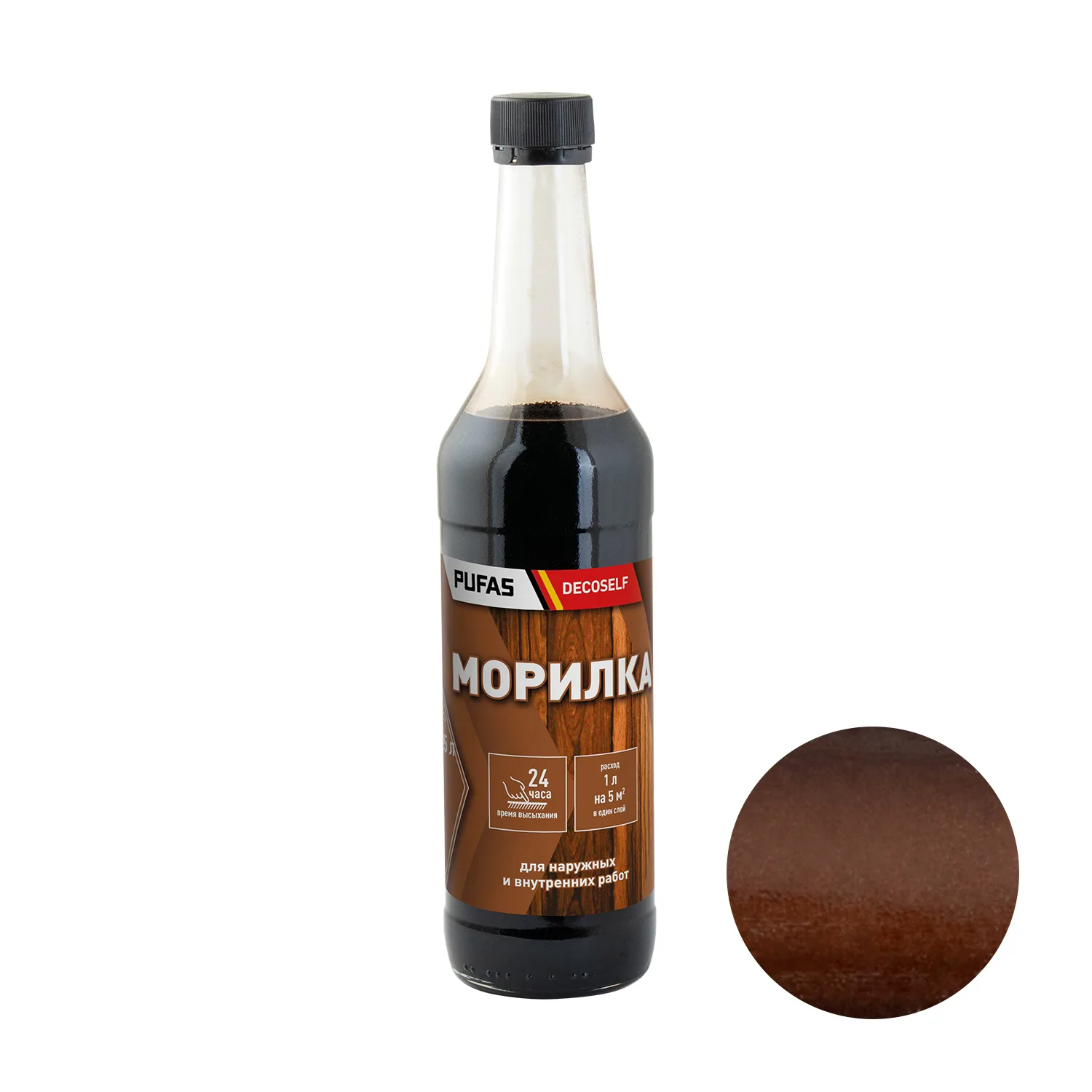 Морилка неводная Pufas Decoself палисандр (0,5 л)