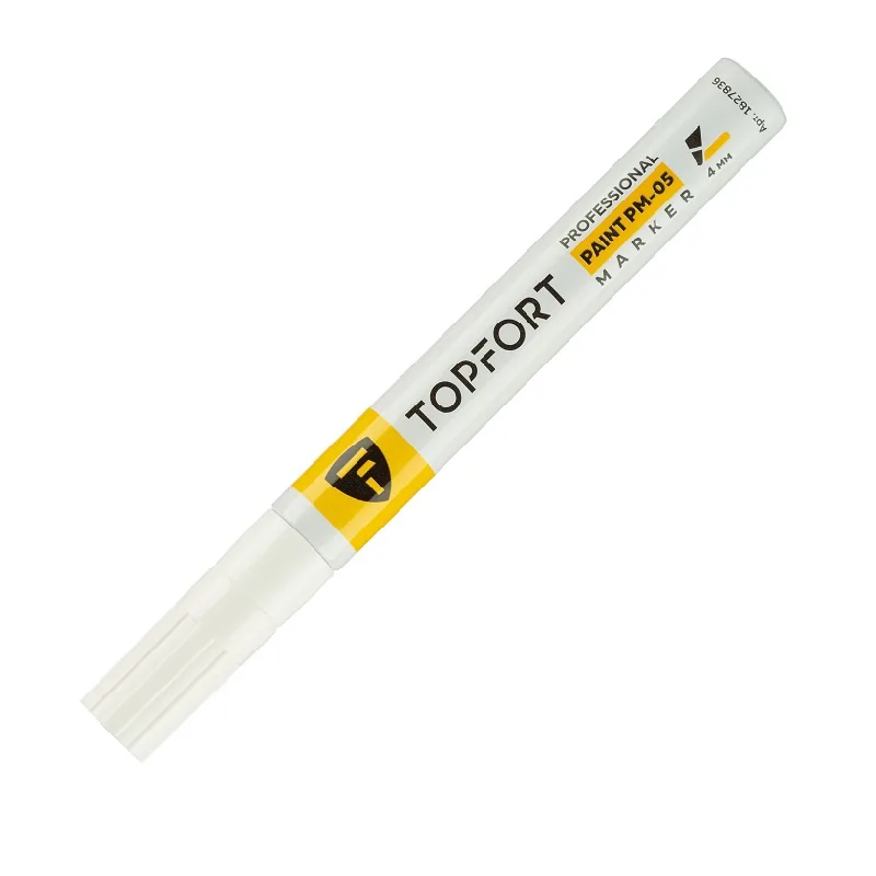 Маркер лаковый Topfort Paint белый 4 мм