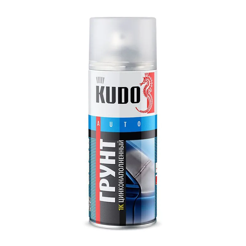 Грунт-наполнитель цинконаполненный Kudo KU-2301 1К серый (0,52 л)