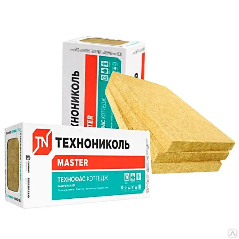 Утеплитель ТехноНиколь Технофас Коттедж,плотность 110 (50*600*1200) 4,32м2/0,216м3/6
